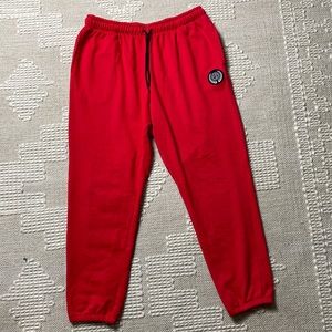 Zumba Wear Lovely Red Sweatpants Size Large